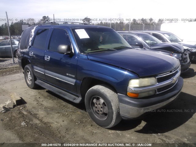 1GNEC13Z62J264003 - 2002 CHEVROLET TAHOE BLUE photo 1