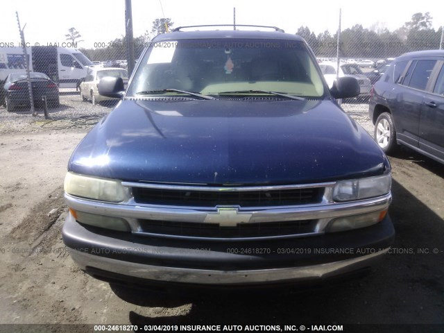 1GNEC13Z62J264003 - 2002 CHEVROLET TAHOE BLUE photo 6