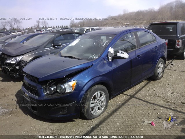 1G1JA5SH4C4231863 - 2012 CHEVROLET SONIC LS 蓝色 照片 2