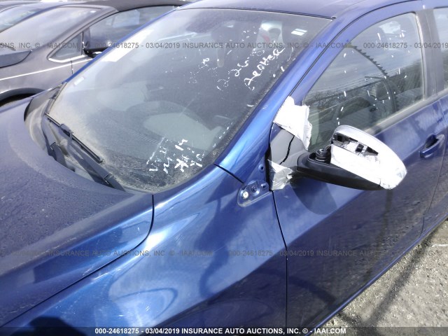 1G1JA5SH4C4231863 - 2012 CHEVROLET SONIC LS 蓝色 照片 6