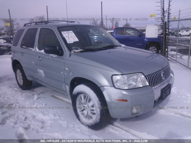 4M2YU57165DJ33410 - 2005 MERCURY MARINER GRAY photo 1