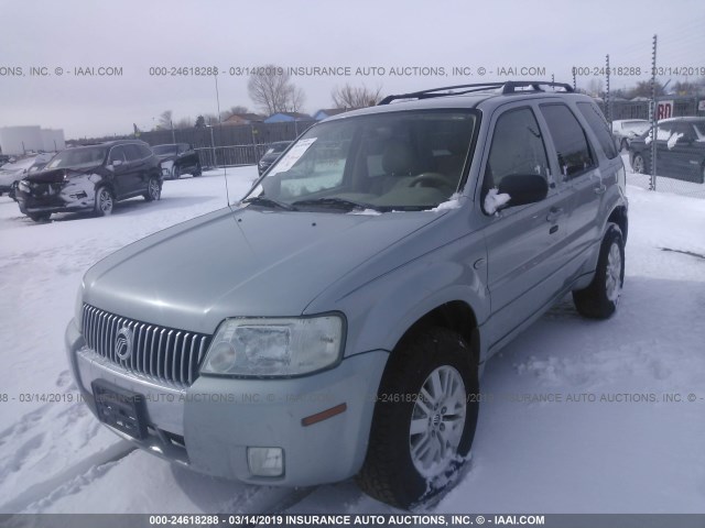 4M2YU57165DJ33410 - 2005 MERCURY MARINER GRAY photo 2