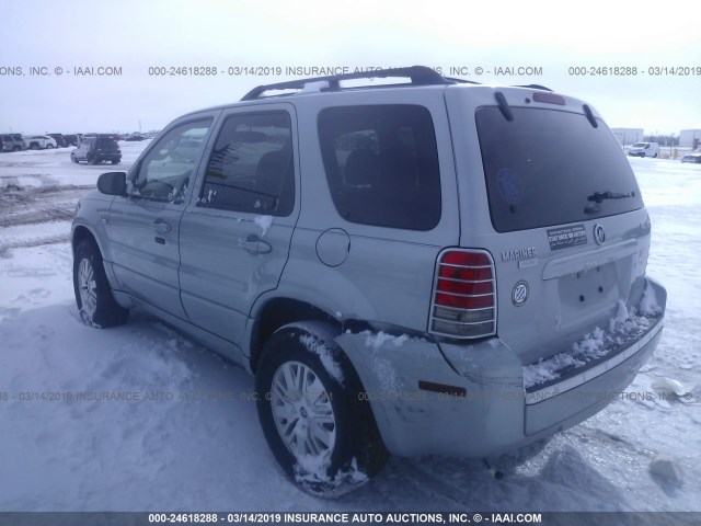 4M2YU57165DJ33410 - 2005 MERCURY MARINER GRAY photo 3