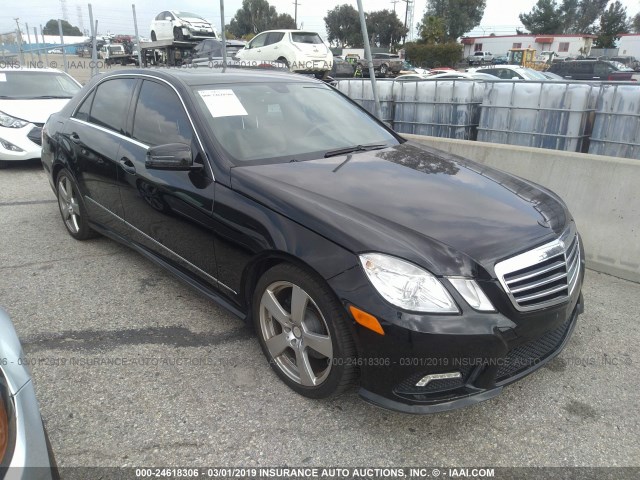 WDDHF5GB5BA514841 - 2011 MERCEDES-BENZ E 350 BLACK photo 1