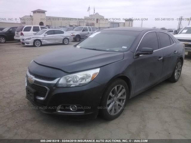 1G11F5SL5FF174135 - 2015 CHEVROLET MALIBU LTZ GRAY photo 2