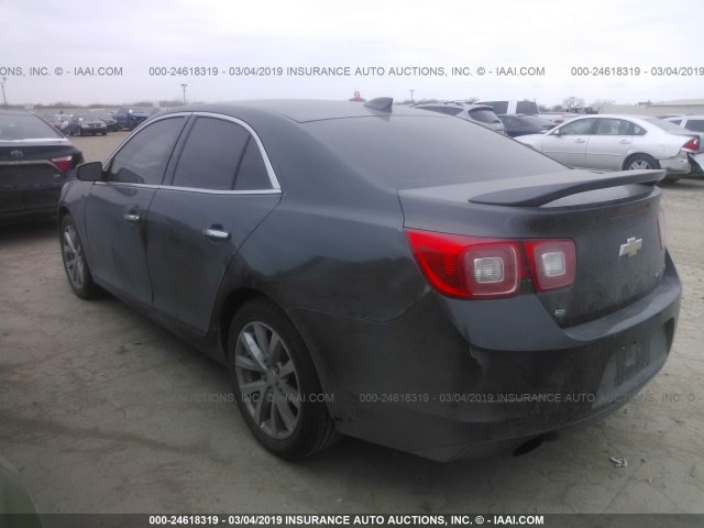 1G11F5SL5FF174135 - 2015 CHEVROLET MALIBU LTZ GRAY photo 3