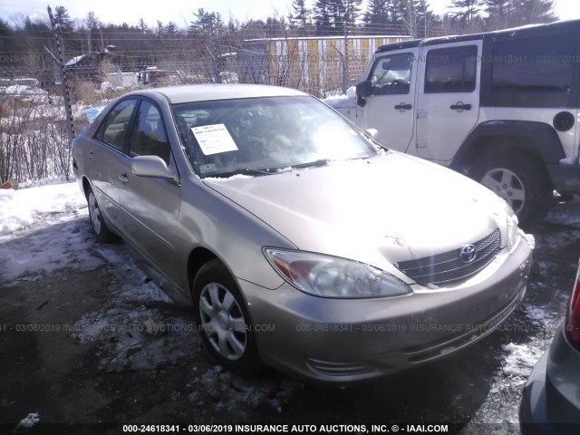 4T1BE32K52U097679 - 2002 TOYOTA CAMRY LE/XLE/SE TAN photo 1