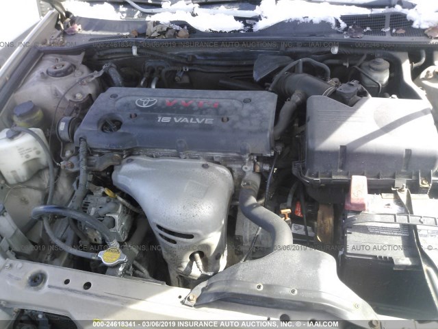 4T1BE32K52U097679 - 2002 TOYOTA CAMRY LE/XLE/SE TAN photo 10