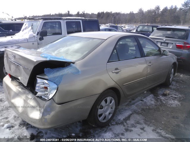 4T1BE32K52U097679 - 2002 TOYOTA CAMRY LE/XLE/SE TAN photo 4