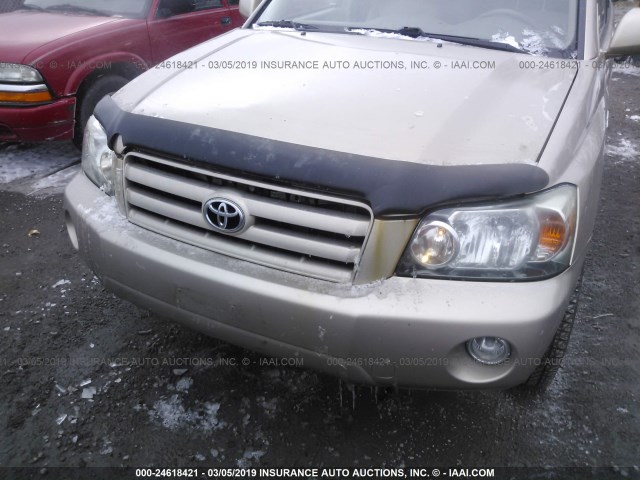 JTEDP21A440036212 - 2004 TOYOTA HIGHLANDER LIMITED TAN photo 6