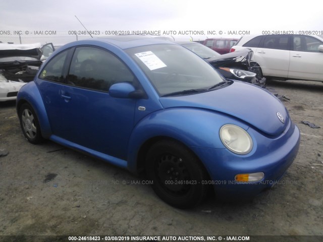 3VWDD21C31M441112 - 2001 VOLKSWAGEN NEW BEETLE GLX BLUE photo 1