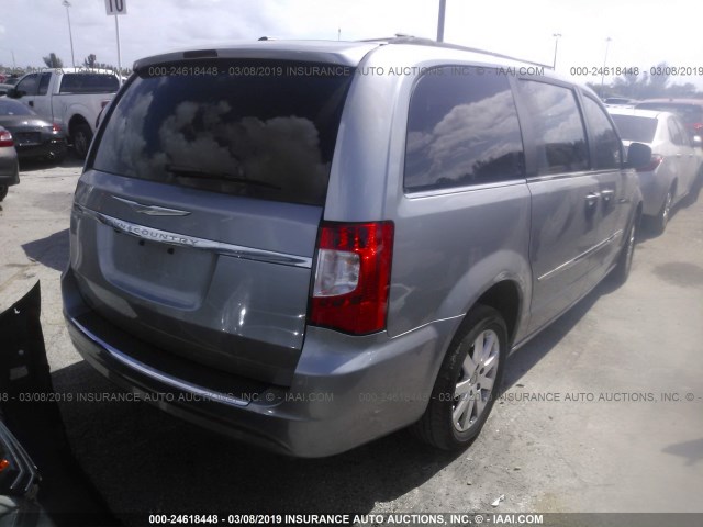 2C4RC1BG6DR730568 - 2013 CHRYSLER TOWN & COUNTRY TOURING GRAY photo 4