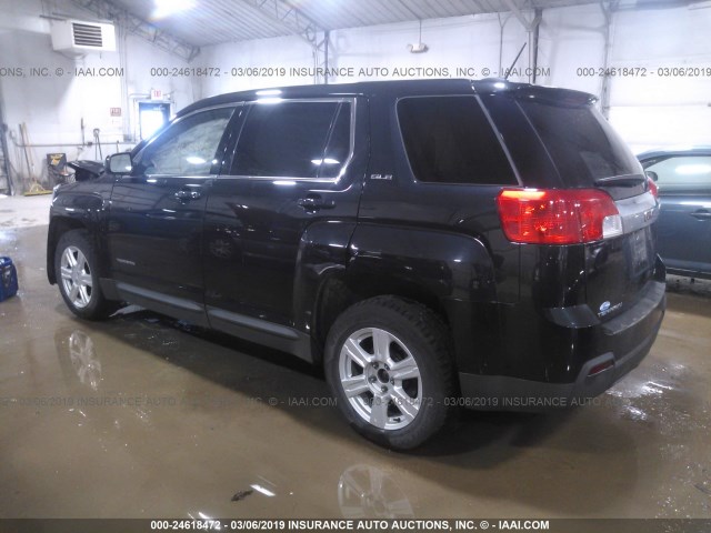 2GKFLVEK0F6130468 - 2015 GMC TERRAIN SLE BLACK photo 3