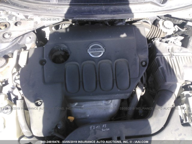 1N4AL21E69N559916 - 2009 NISSAN ALTIMA 2.5/2.5S GRAY photo 10