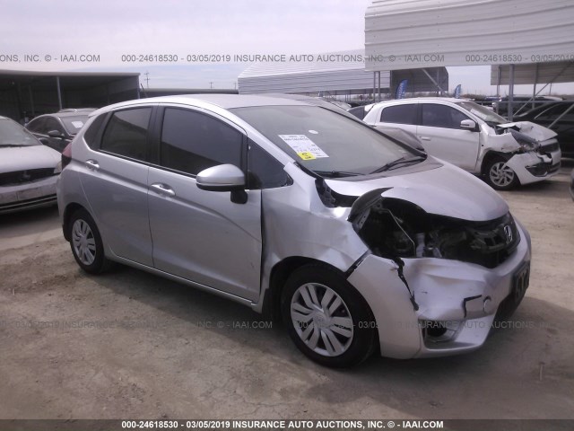 JHMGK5H56GS009000 - 2016 HONDA FIT LX SILVER photo 1