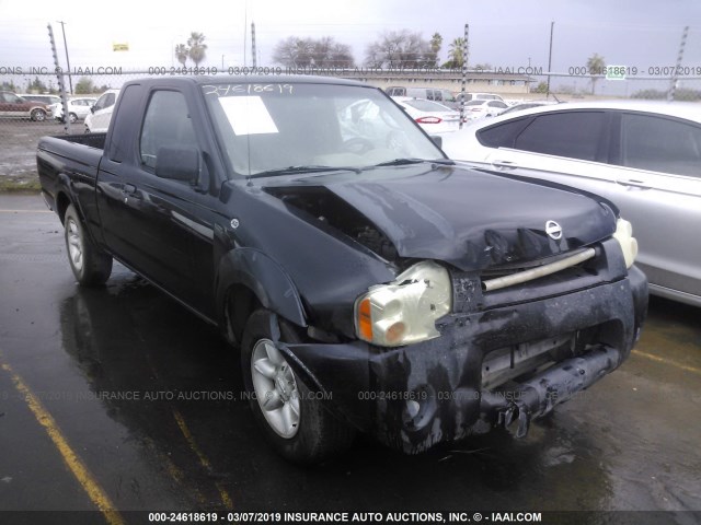 1N6DD26S62C311716 - 2002 NISSAN FRONTIER KING CAB XE BLACK photo 1