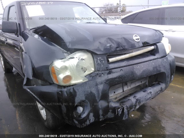 1N6DD26S62C311716 - 2002 NISSAN FRONTIER KING CAB XE BLACK photo 6