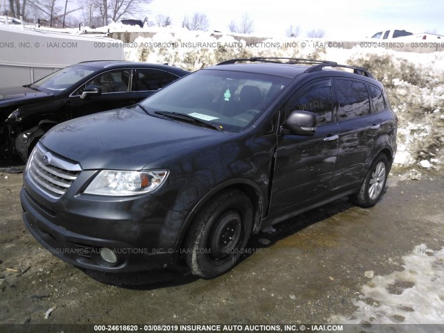 4S4WX90D184400114 - 2008 SUBARU TRIBECA LIMITED GRAY photo 2