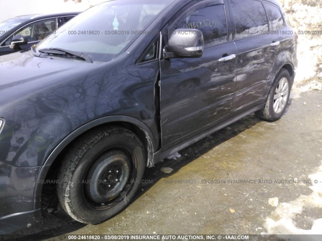 4S4WX90D184400114 - 2008 SUBARU TRIBECA LIMITED GRAY photo 6