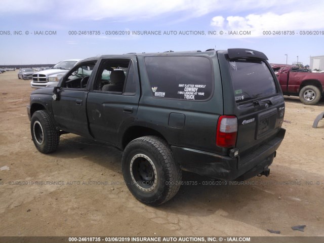 JT3HN86RXY0304574 - 2000 TOYOTA 4RUNNER SR5 GREEN photo 3