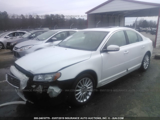 YV1AS982371035140 - 2007 VOLVO S80 3.2 WHITE photo 2