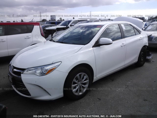 4T4BF1FK7GR538608 - 2016 TOYOTA CAMRY LE/XLE/SE/XSE თეთრი ფოტო 2