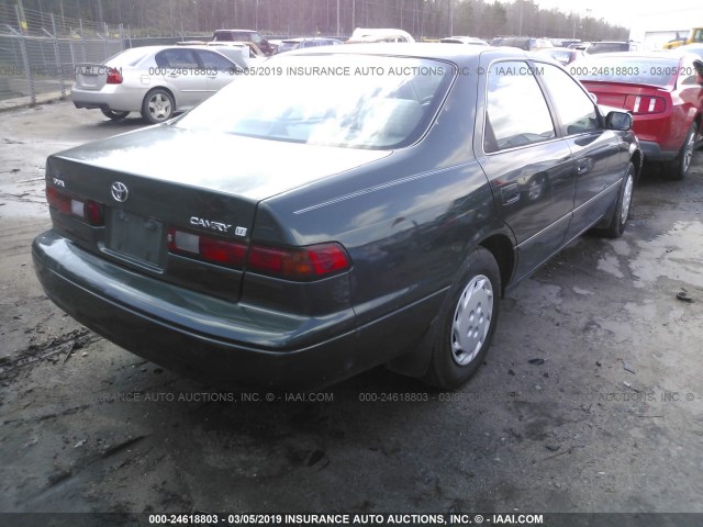 4T1BG22K7XU521259 - 1999 TOYOTA CAMRY CE/LE/XLE 绿色 照片 4