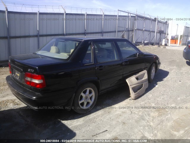 YV1LS5586W2485920 - 1998 VOLVO S70 BLACK photo 4