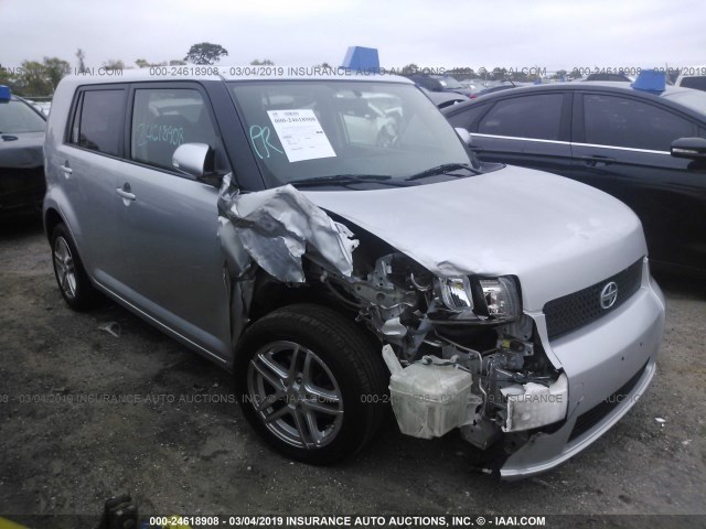 JTLKE50E581023061 - 2008 TOYOTA SCION XB SILVER photo 1
