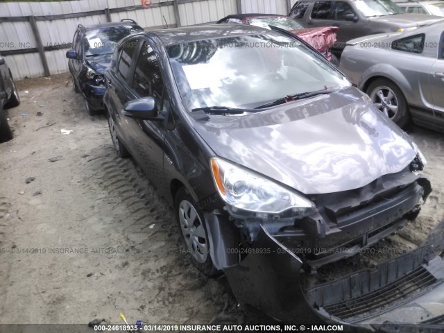 JTDKDTB30D1533519 - 2013 TOYOTA PRIUS C GRAY photo 1