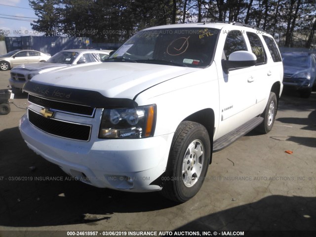 1GNFK130X7J313851 - 2007 CHEVROLET TAHOE K1500 WHITE photo 2