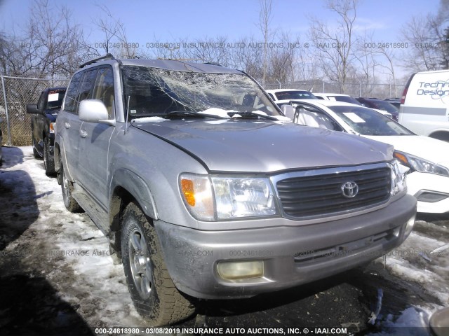 JTEHT05J312009322 - 2001 TOYOTA LAND CRUISER  SILVER photo 1