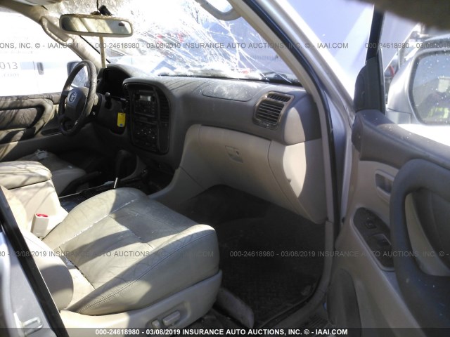 JTEHT05J312009322 - 2001 TOYOTA LAND CRUISER  SILVER photo 5