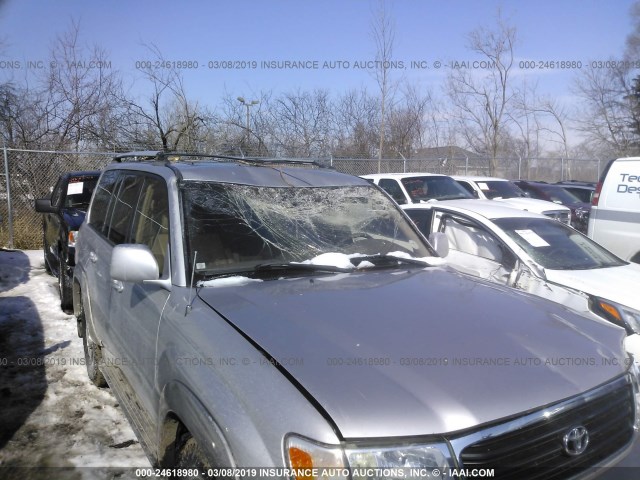 JTEHT05J312009322 - 2001 TOYOTA LAND CRUISER  SILVER photo 6