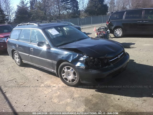 4S3BH635017307236 - 2001 SUBARU LEGACY L BLUE photo 1