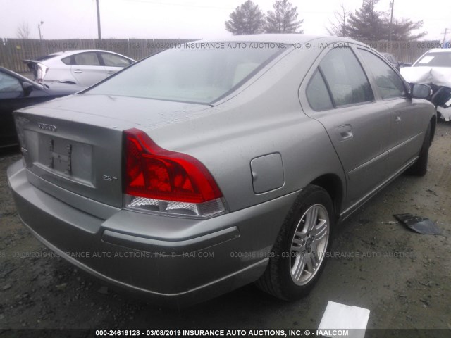 YV1RS592682687479 - 2008 VOLVO S60 2.5T GREEN photo 4