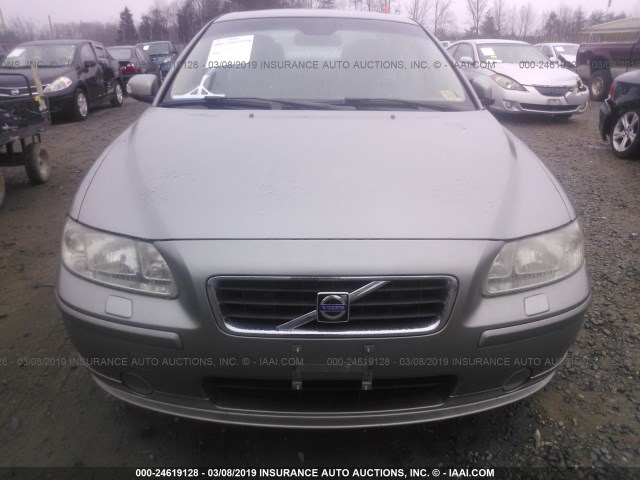 YV1RS592682687479 - 2008 VOLVO S60 2.5T GREEN photo 6