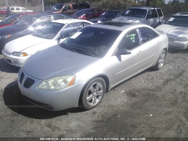 1G2ZH558464105027 - 2006 PONTIAC G6 GT SILVER photo 2