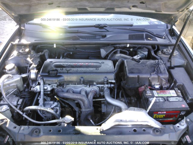 4T1BE30K82U571448 - 2002 TOYOTA CAMRY LE/XLE/SE GREEN photo 10