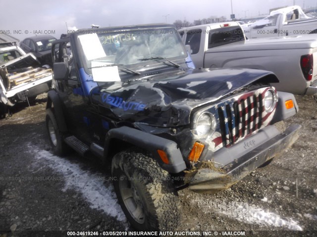 1J4FY29PXWP742155 - 1998 JEEP WRANGLER / TJ SE BLACK photo 1