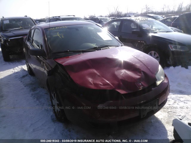1G8AM12F15Z118944 - 2005 SATURN ION LEVEL 2 RED photo 1