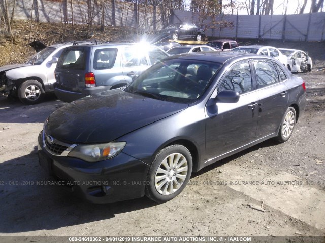 JF1GE60649G503855 - 2009 SUBARU IMPREZA 2.5I PREMIUM GRAY photo 2