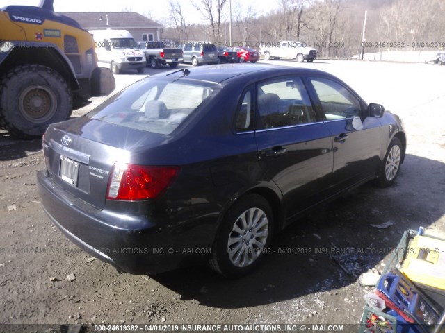 JF1GE60649G503855 - 2009 SUBARU IMPREZA 2.5I PREMIUM GRAY photo 4