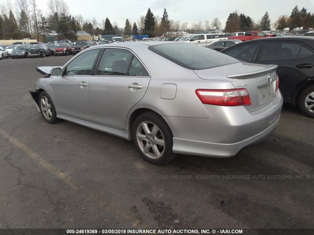 4T1BE46K19U397567 - 2009 TOYOTA CAMRY SE/LE/XLE GRAY photo 3