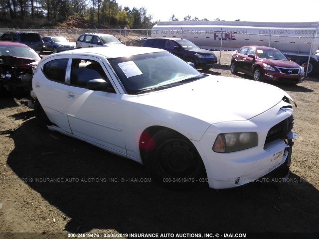 2B3KA43R66H391765 - 2006 DODGE CHARGER SE/SXT WHITE photo 1