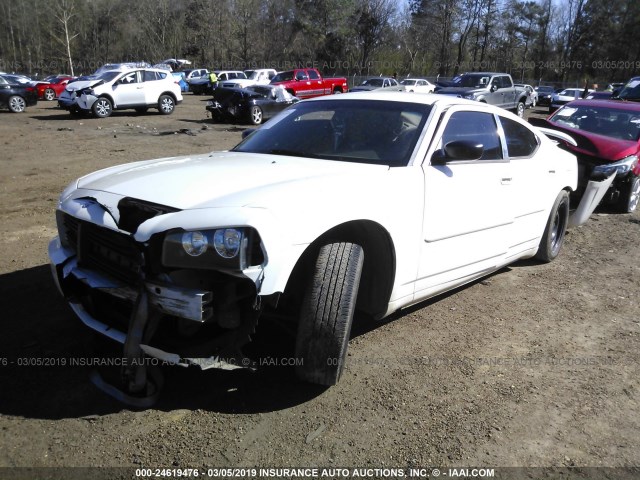 2B3KA43R66H391765 - 2006 DODGE CHARGER SE/SXT WHITE photo 2