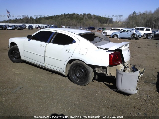 2B3KA43R66H391765 - 2006 DODGE CHARGER SE/SXT WHITE photo 3