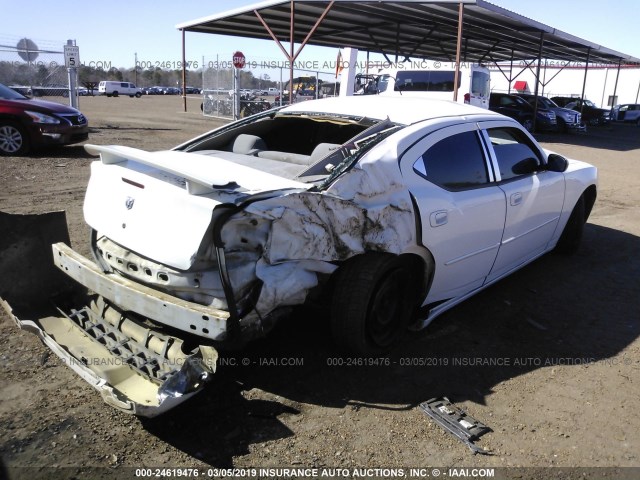 2B3KA43R66H391765 - 2006 DODGE CHARGER SE/SXT WHITE photo 4