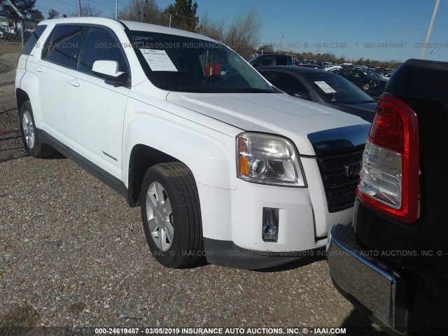 2GKALMEK7C6138907 - 2012 GMC TERRAIN SLE WHITE photo 1