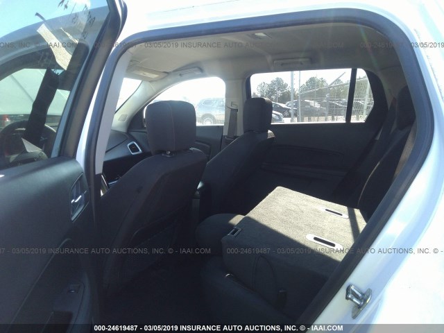 2GKALMEK7C6138907 - 2012 GMC TERRAIN SLE WHITE photo 8